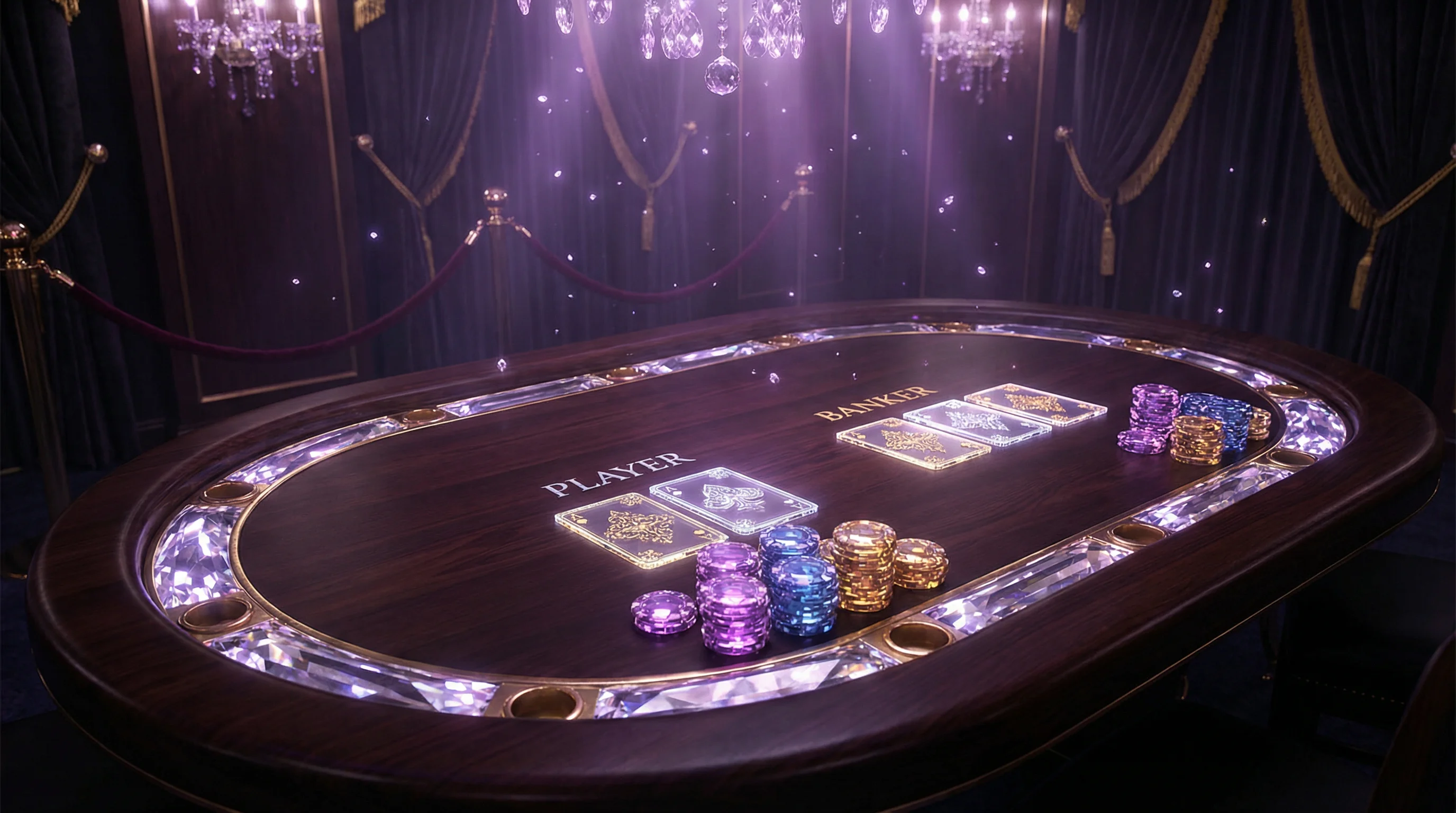 Mesa de Bacará VIP en Rivalo Cassino